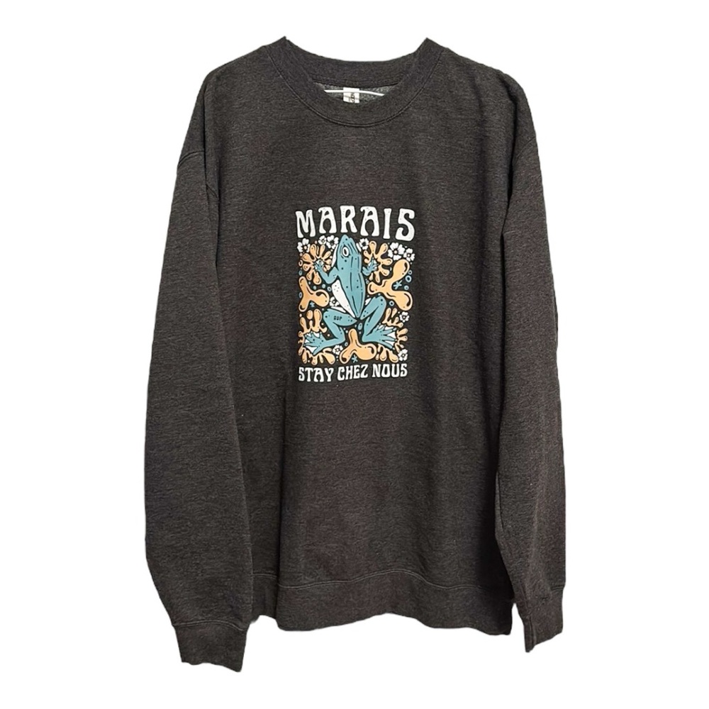 Marais Stay Chez Nous Men's Sweatshirt NWOT Sz XL